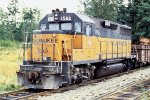 Milwaukee Road GP35 #1502 with MW train.